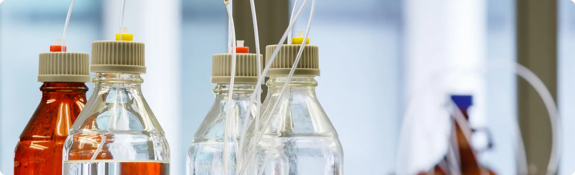 Solvent solutions for HPLC.